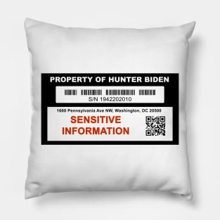 Property of Hunter Biden Pillow