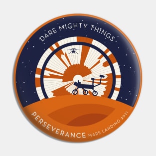 Mars Perseverance Rover Parachute (all backgrounds) Pin