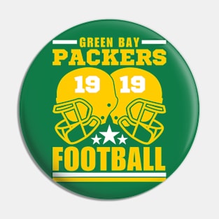 Green Bay Packers 1919 American Football Retro Pin