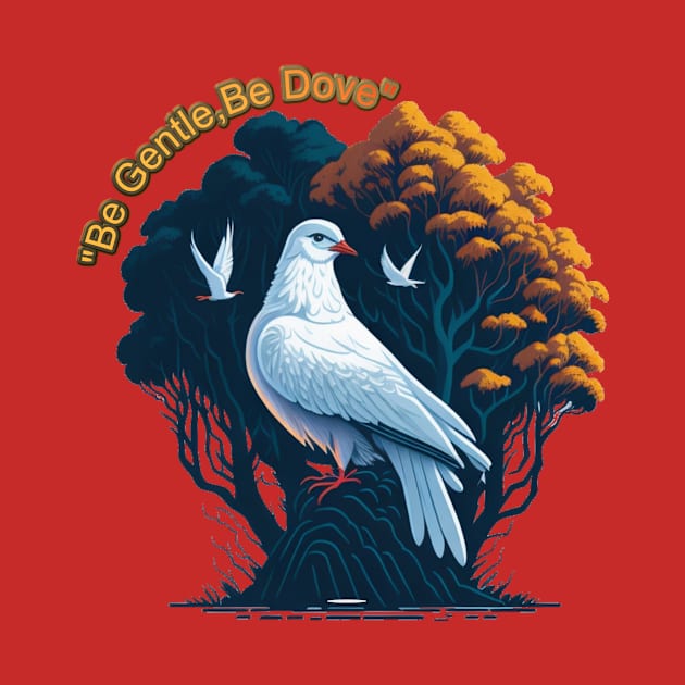 BE GENTLE BE DOVE by HTA DESIGNS