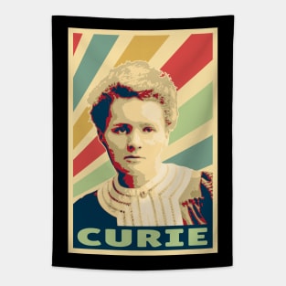 Marie Curie Vintage Colors Tapestry