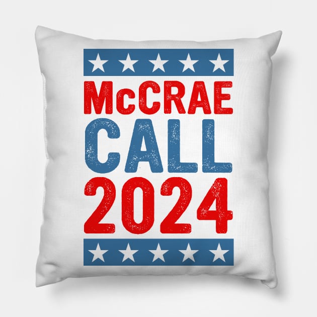 Lonesome dove: President 2024 - McCrae Pillow by AwesomeTshirts