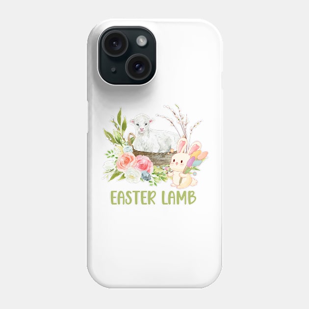 Easter Bunny Beautiful Easter Eggs Phone Case by ArtManryStudio