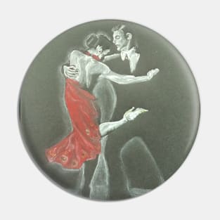 Tango dancers 2 Pin