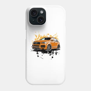 SUV Vehicles in Graffiti Cartoon Style Phone Case