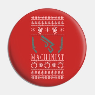 Final Fantasy XIV Machinist Ugly Christmas Sweater Pin