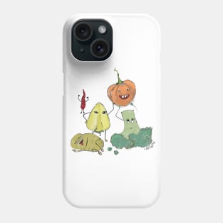 Vegetables funny cartoon style Phone Case