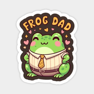 Kawaii Frog Dad Cute Toad Lover Father Magnet