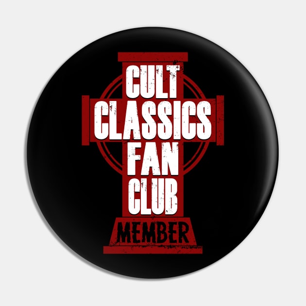 Funny Cult Movie Fan Addict Cross Gift For Cult Movie lovers Pin by BoggsNicolas