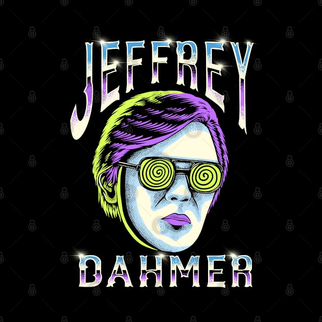 Jeffrey Dahmer - 90s Styled Retro Graphic Design by margueritesauvages