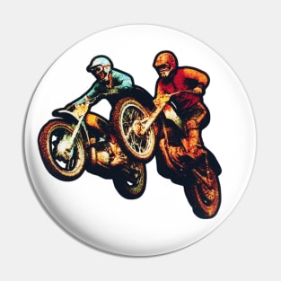 Motorcycle Shirt Vintage Race Pin