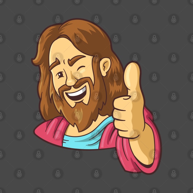 Jesus Christ Thumbs Up by zoljo