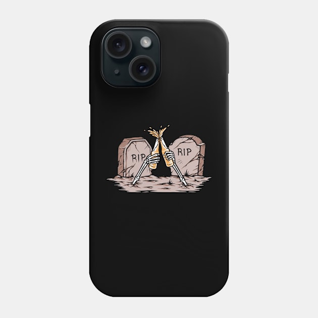 Cheers to Death Phone Case by BAB