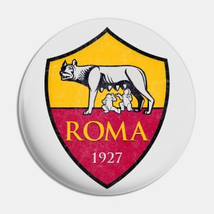 Roma // Faded Style Crest Emblem Design Pin