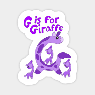 G is for Giraffe Magnet