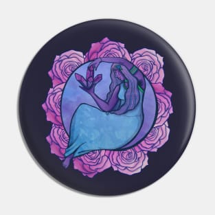 Moon Goddess Pin