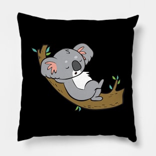 Koala - sleeps on tree Pillow