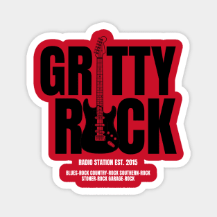 Gritty Rock Radio classic logo Magnet