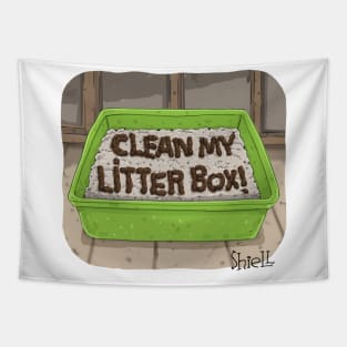 Clean My Litter Box! Tapestry