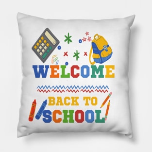 welcome back to school Pillow