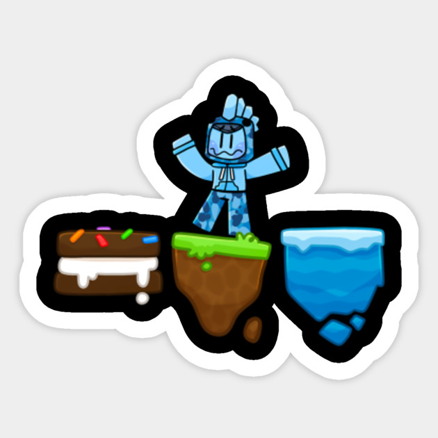 Funny Game Characters Roblox Crumble Island Roblox Sticker Teepublic - roblox roblox character funneh