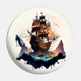 Pirate Ship - the goonies Pin