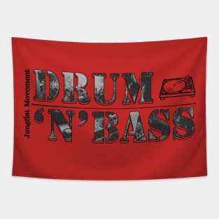 Music Junglist Drum And Bass  (Jungle is Massive) Tapestry