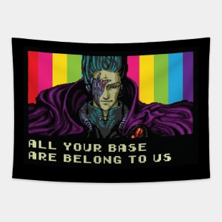 All your base are belong to us Rainbow Tapestry