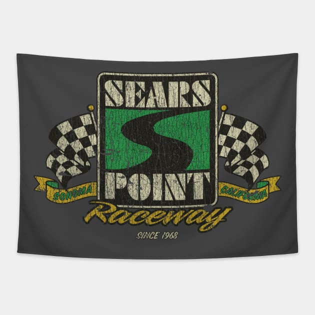 Sears Point Raceway 1968 Tapestry by JCD666