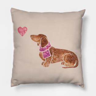 Smooth-haired Dachshund Pillow