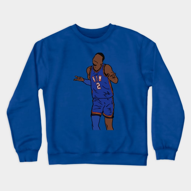 Blue Graphic Shai Gilgeous Alexander Sga Okc Thunder Shirt,Sweater