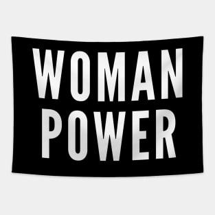 Girl Power is Woman Power Tapestry