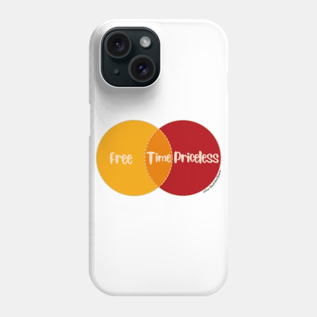 Venn Diagram: Time - Free vs. Priceless Phone Case by Jean-Claude Venn-Diagram