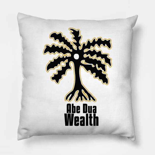 Abe Dua | Adinkra Symbol | African | African American | Black Lives Pillow by UrbanLifeApparel