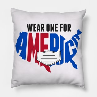 Wear One For Me (dark lettering) Pillow