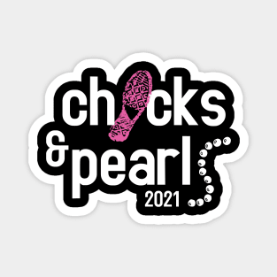 chucks and pearls 2021 Magnet