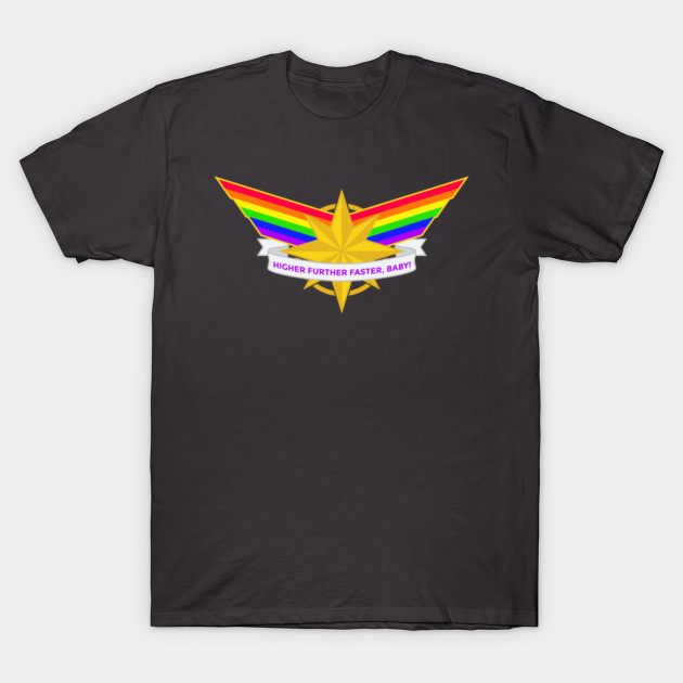 captain marvel logo shirt