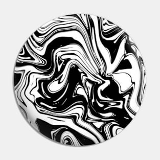 Abstract decoration black and white Pin