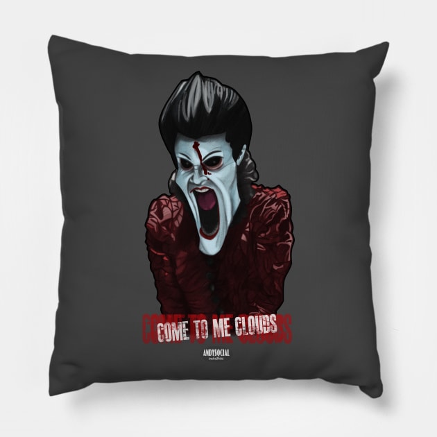 Elizabeth Bathory Pillow by AndysocialIndustries