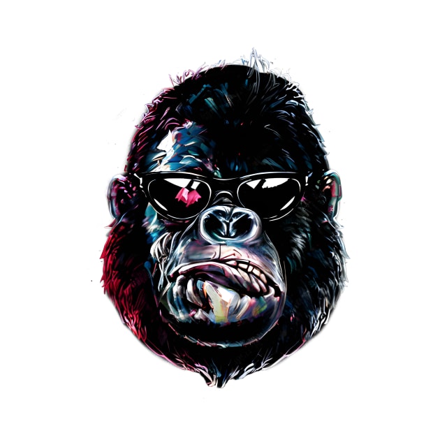 Cool ape artwork by Dope_Design