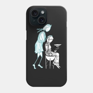 GREEK MYTH COMIX - Pythia at Delphi Phone Case