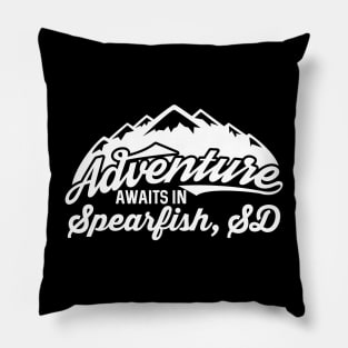 Adventure Awaits in Spearfish South Dakota Pillow