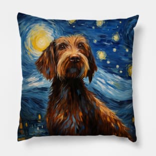 German Wirehaired Pointer Night Pillow