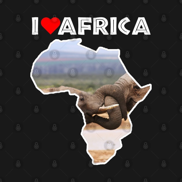 I Love Africa Elephant Tug of War by PathblazerStudios