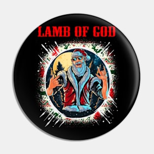 LAMB OF GOD BAND XMAS Pin