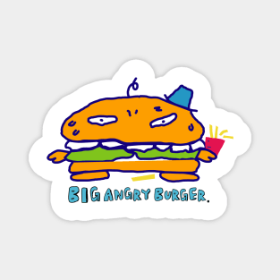 Big Angry Burger Magnet