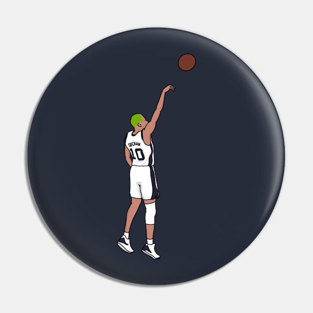 The one handed free throw Pin by Rsclstar