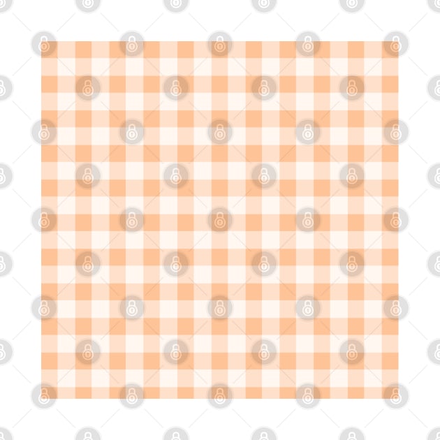 Peach Gingham by Suzy Hager by suzyhager