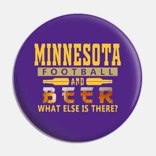 Minnesota Pro Football -  Beer on Sunday Pin