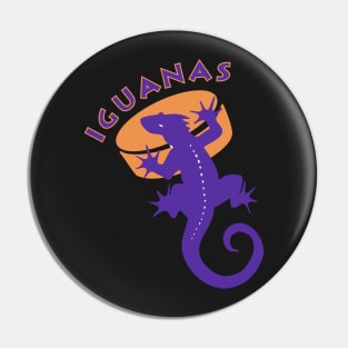 San Antonio Iguanas (Logo) Pin